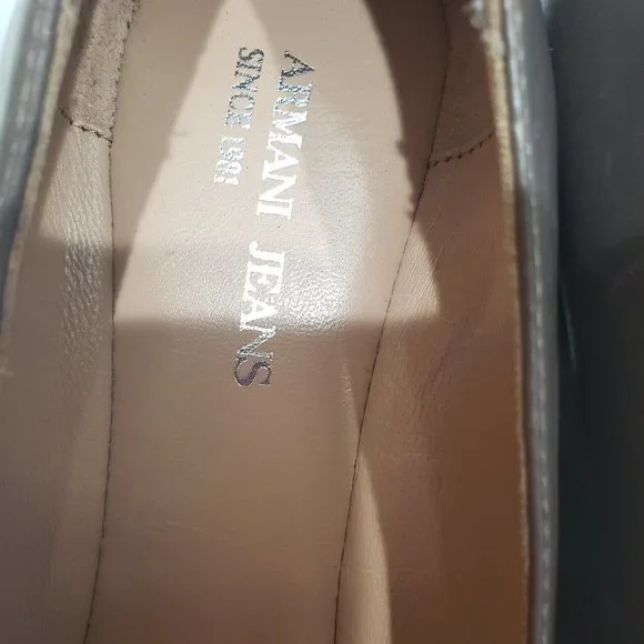 ARMANI JEANS Leather Flats - Picture 10 of 15